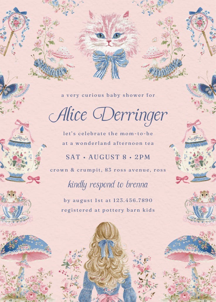 Wonderland - invitation