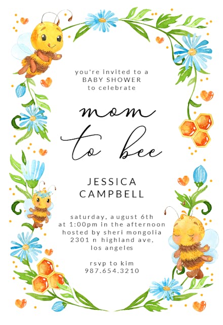 Yummy mommy - Party Invitation