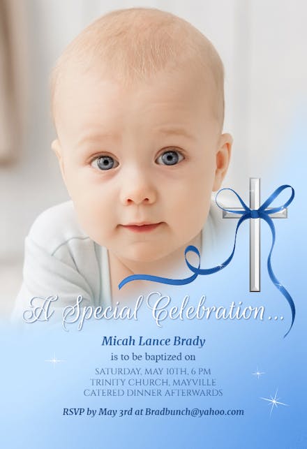 images Baptism And Birthday Invitation Template baptism christening invitation