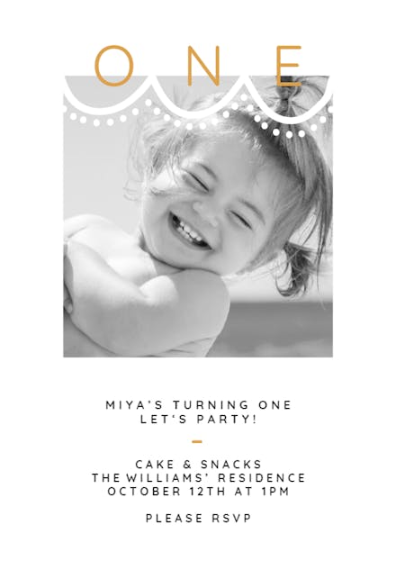 Birthday Banner - Birthday Invitation