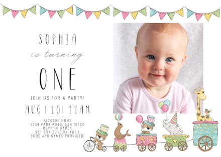 1st Birthday Invitation Templates (Free) | Greetings Island 1St Birthday Invitation Templates (Free) | Greetings Island