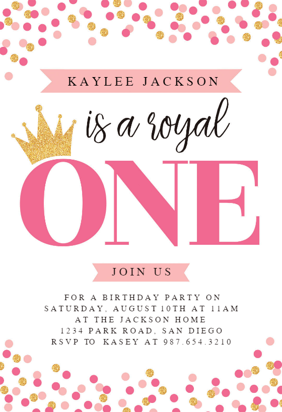 Baby Birthday Invitation Templates (Free) | Greetings Island