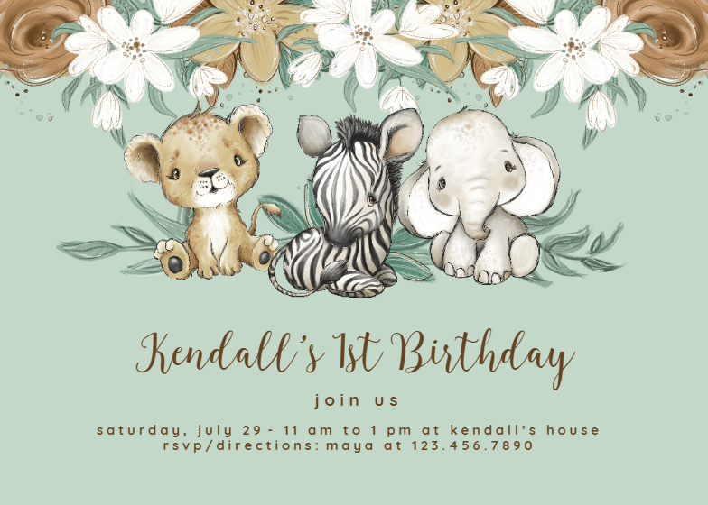 Cuddle babies Birthday Invitation Template Greetings Island