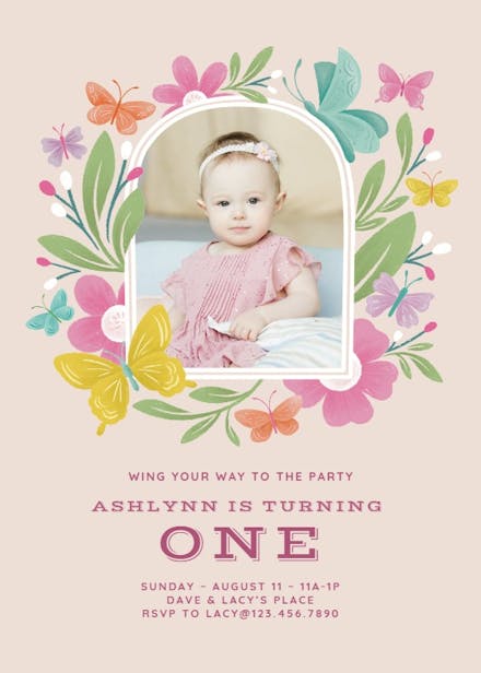 Page 5 | Baby Birthday Invitation Templates (Free) | Greetings Island