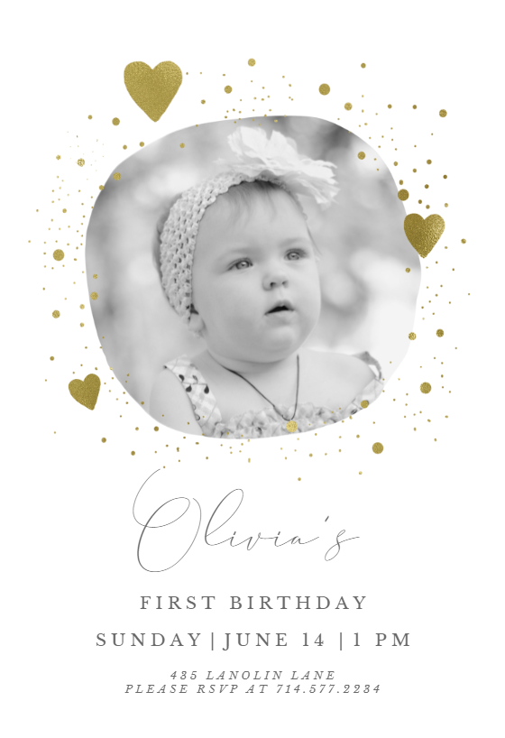 1st Birthday Invitation Templates (Free) | Greetings Island