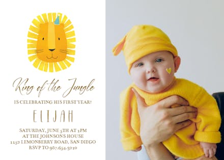 Lion - Invitation Template