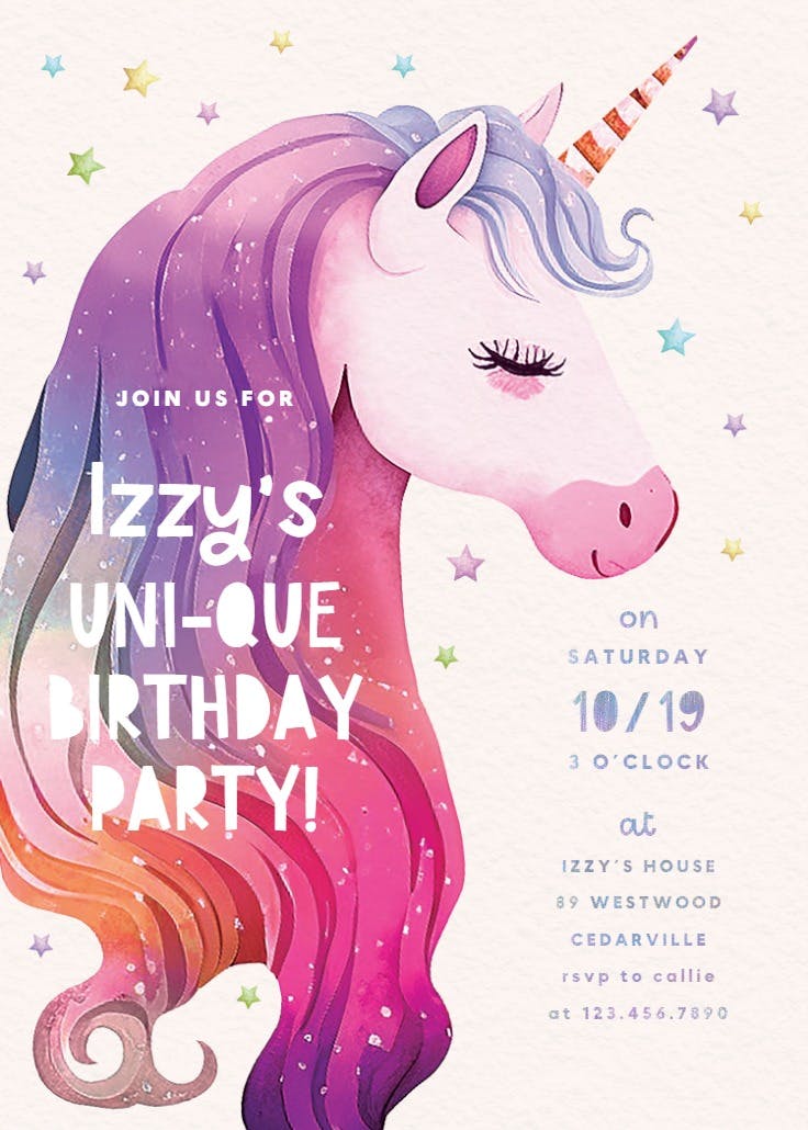 Magical moments - party invitation