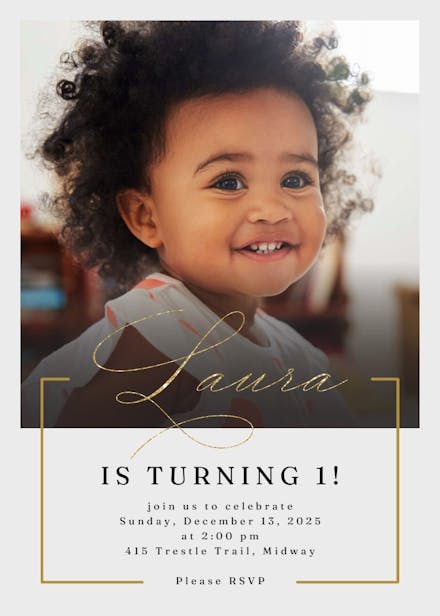 New era - birthday invitation