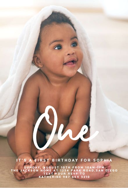 Shellia - Birthday Invitation