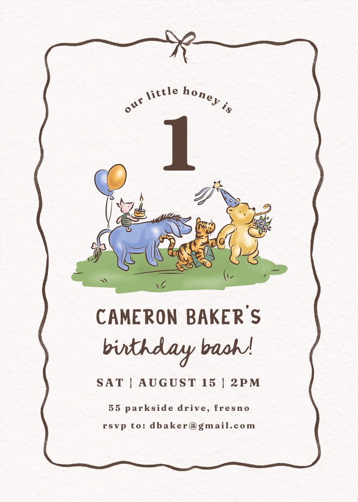 Sweet woodlands - invitación para todos los días