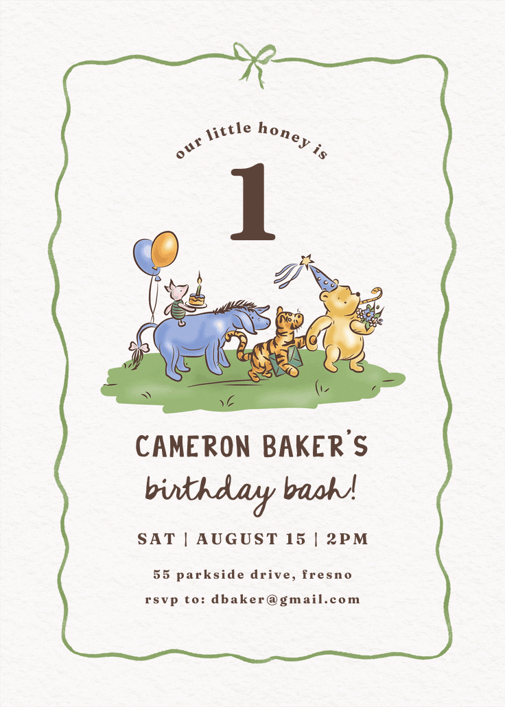 Sweet woodlands - invitación para todos los días