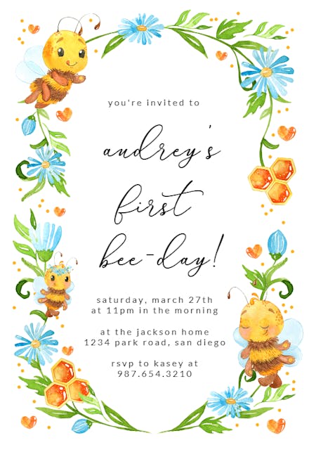 Yummy - Birthday Invitation