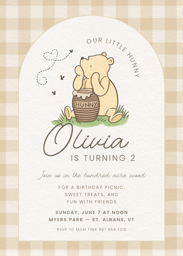 Hunny pot - invitación para todos los días