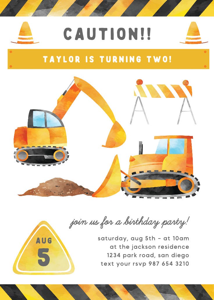 Construction - invitation