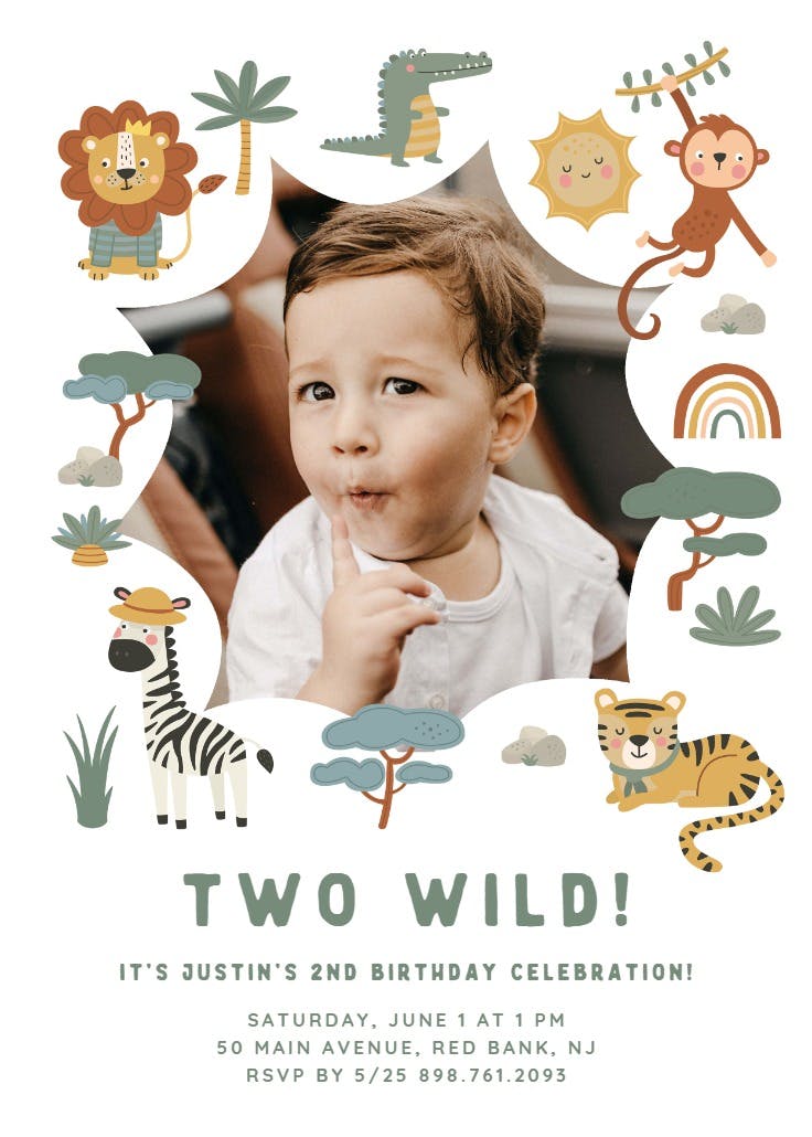 Roar & explore - birthday invitation