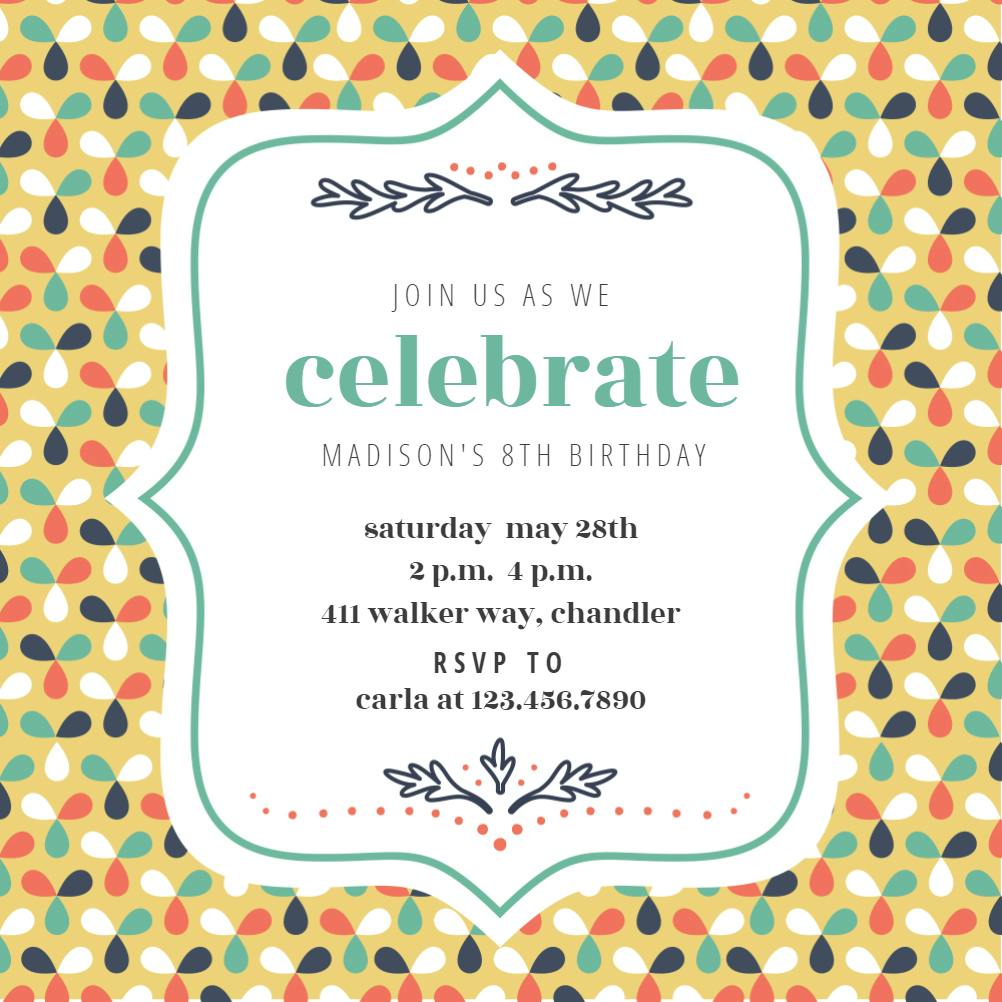 Join the fun -  invitación de cumpleaños