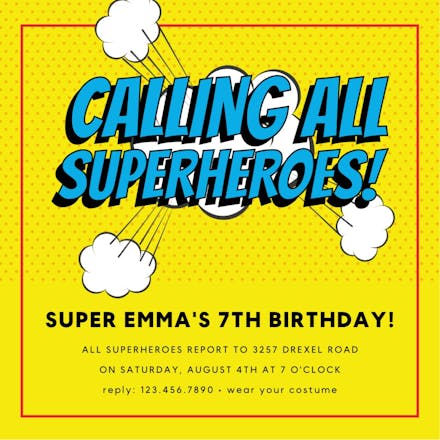 Super chic - birthday invitation