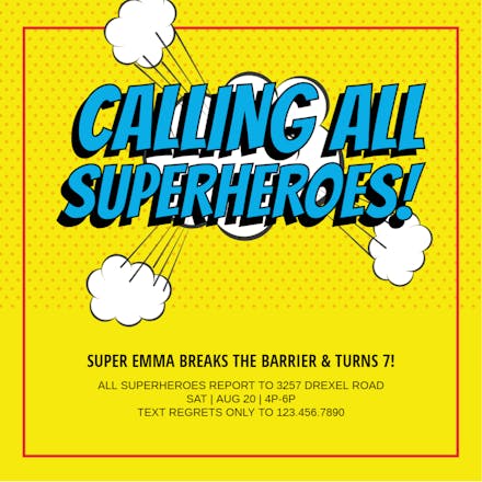 Super Chic - Birthday Invitation