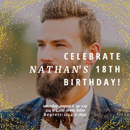 Highlight Real - Invitación de Cumpleaños