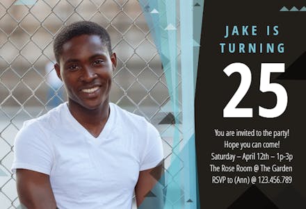 Triangle Trail - Invitación de Cumpleaños