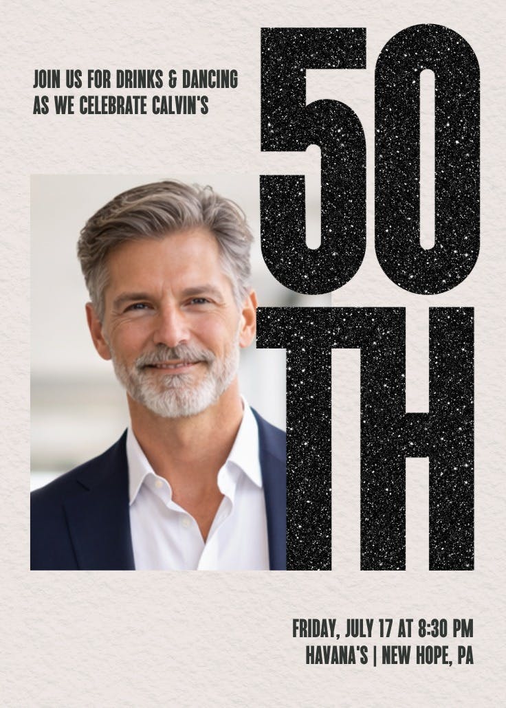 And many more 50 - invitación de cumpleaños