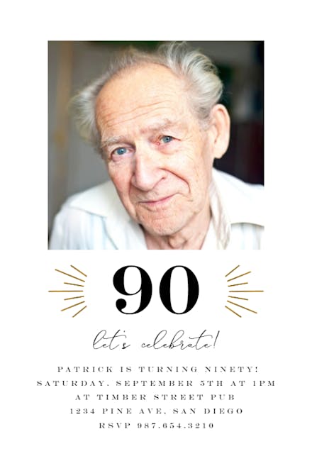 Big Birthday - Birthday Invitation