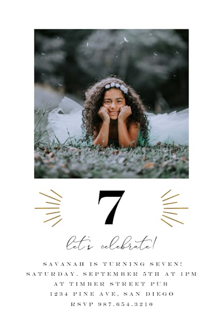 Big Birthday - Birthday Invitation