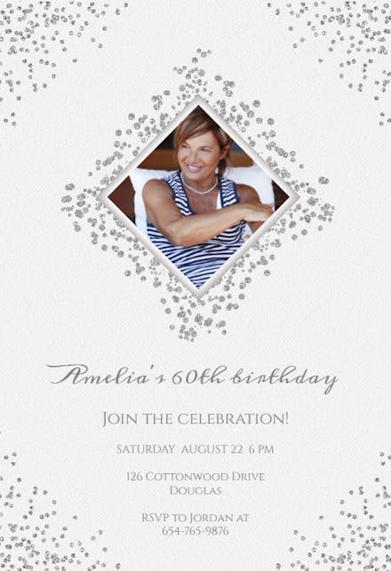60th Birthday Invitation Templates Free Greetings Island 60th Birthday Invitation Templates Free Greetings Island