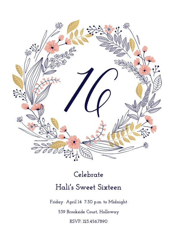Fancy fete - birthday invitation
