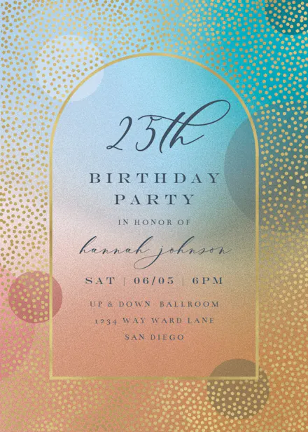 Printable Party Invitation Template (Free) | Greetings Island