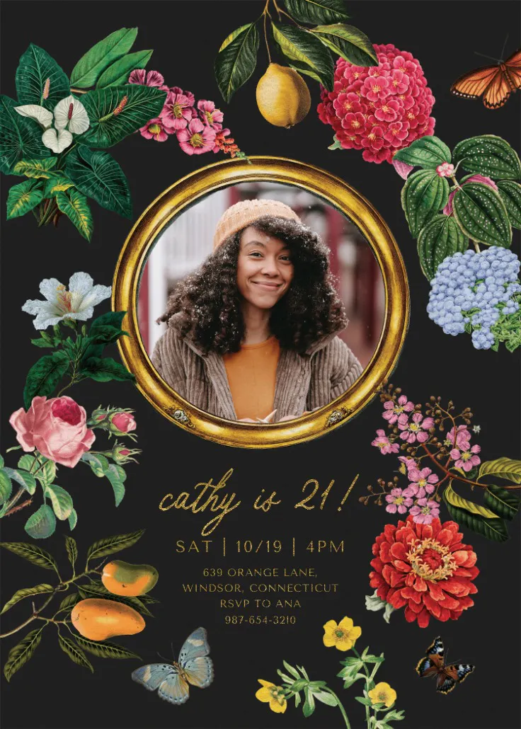 Magical photo 21 - birthday invitation