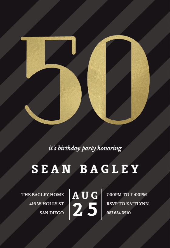 Barrel Aged - Birthday Invitation Template (Free) | Greetings Island