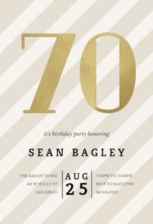 70th birthday invitation templates free greetings island