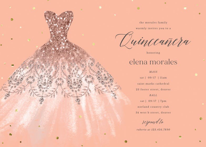 Dream dress - invitation