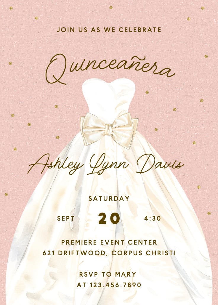 Dressed for the occasion - invitación de cumpleaños