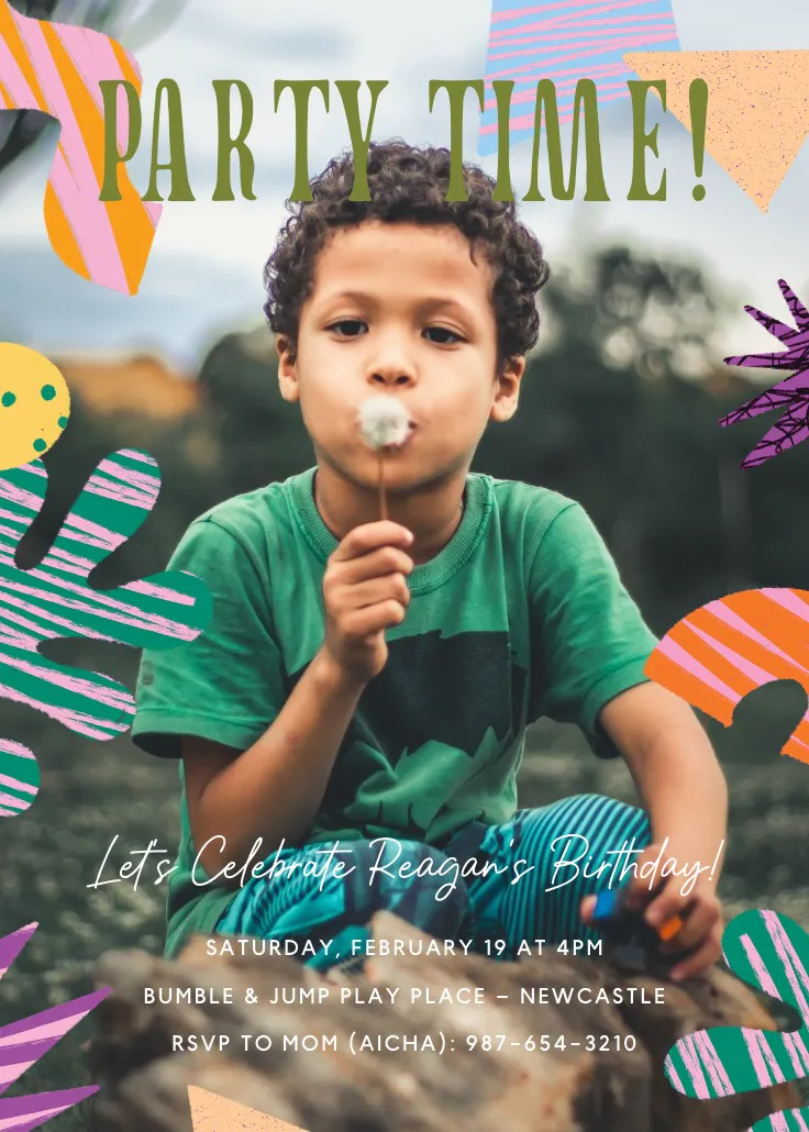 90s vibes - invitación para todos los días