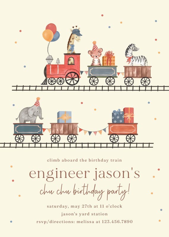 Arms crossed - printable party invitation