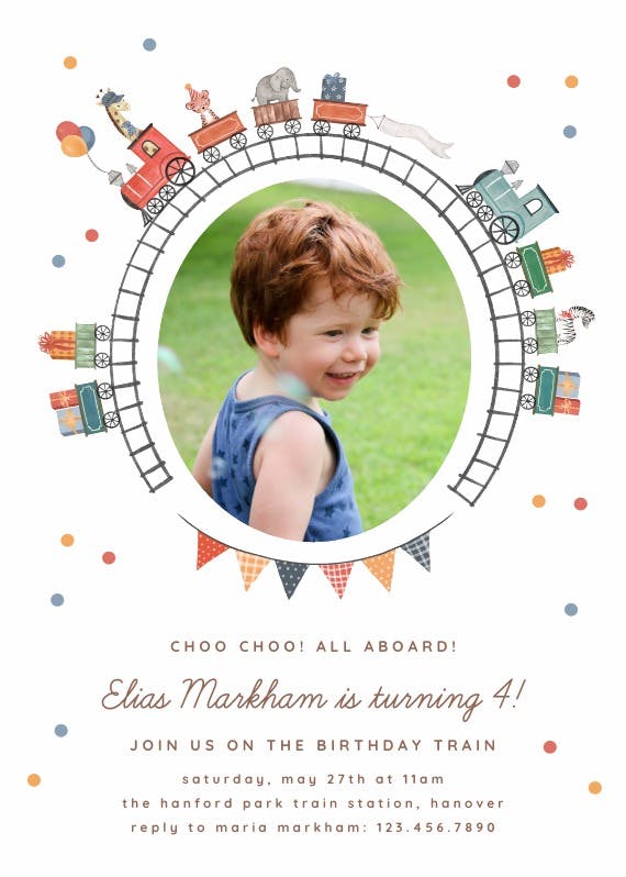Arms crossed frame - printable party invitation