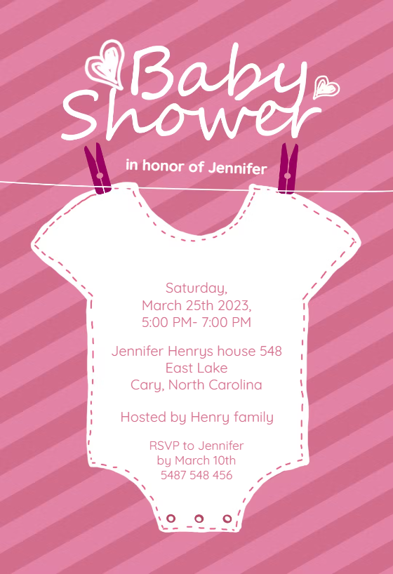 Baby Shower Invitation Templates (Free) | Greetings Island