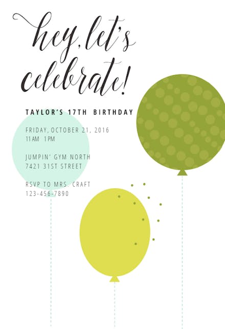 Best Day Ever - Birthday Invitation Template (Free) | Greetings Island