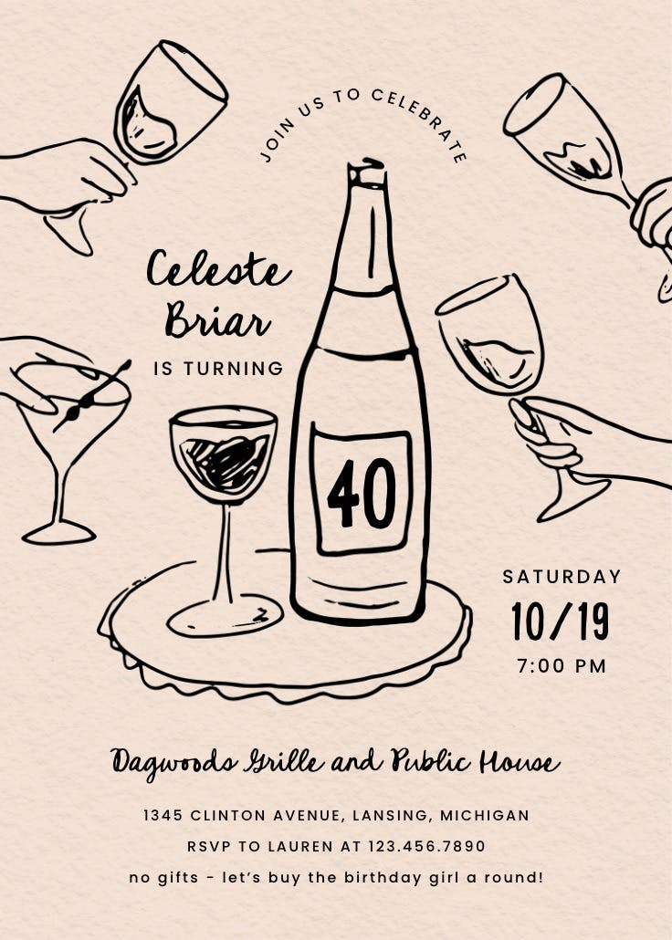 Best kind of vintage - invitación para todos los días