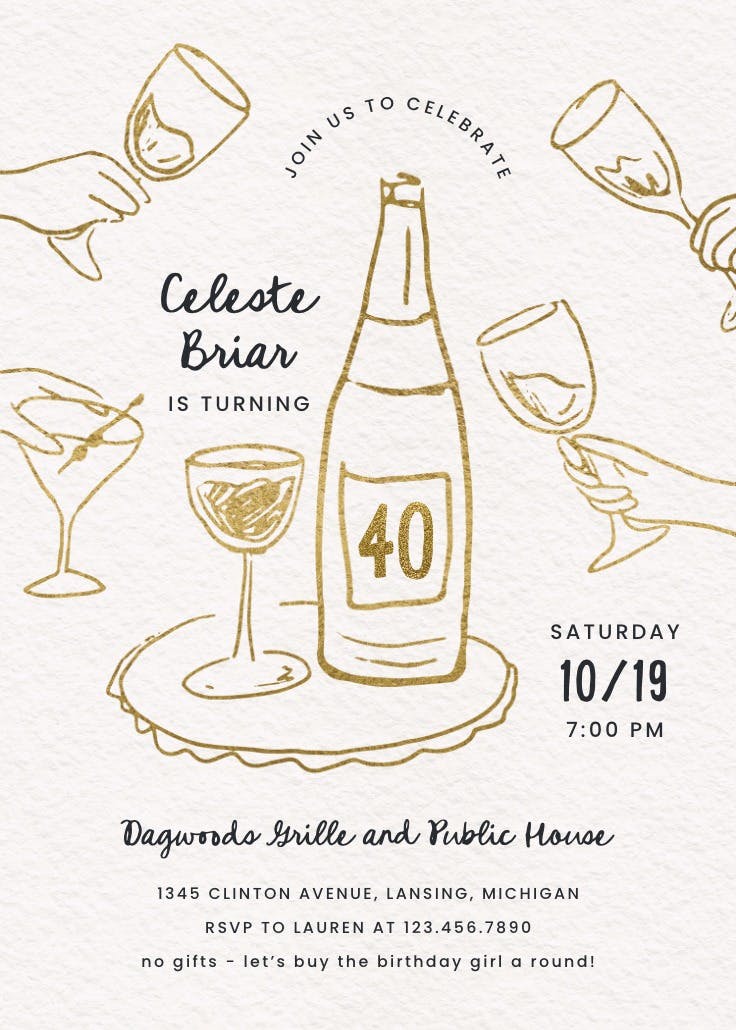 Best kind of vintage - invitación para todos los días