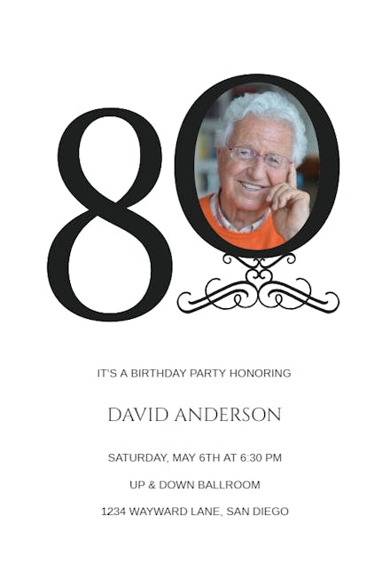 Birthday Pedestal - Invitación De Cumpleaños