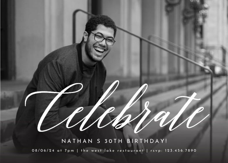 Birthday script - party invitation