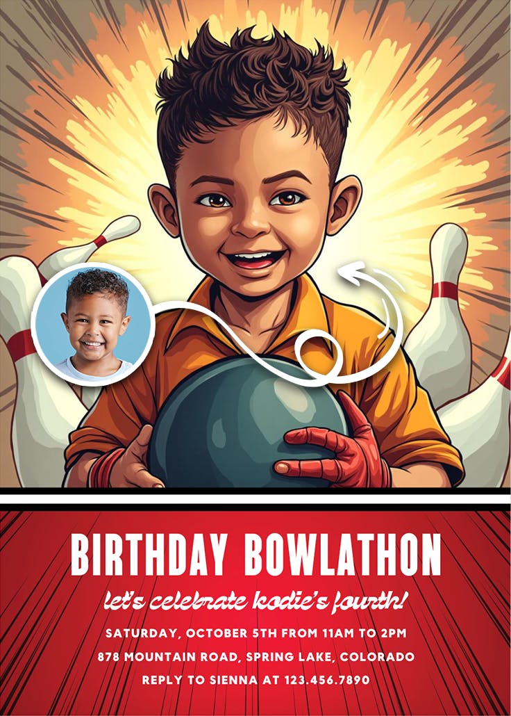 Bowlathon - invitation