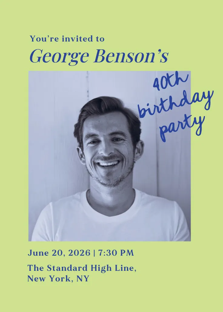 Color wash - invitation