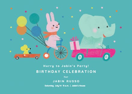 Dot 2 Dot - Birthday Invitation