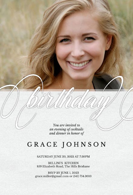 Party Pose - Birthday Invitation Template (Free) | Greetings Island