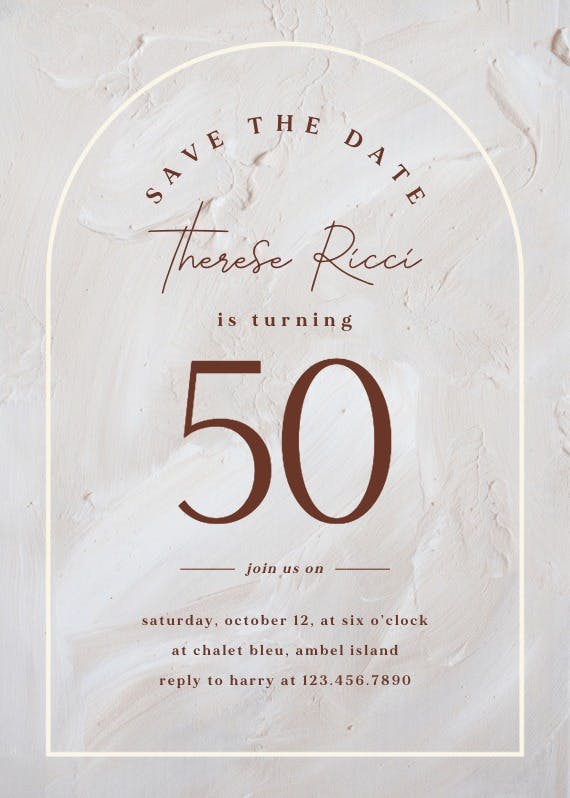 Elegant texture - invitación para todos los días