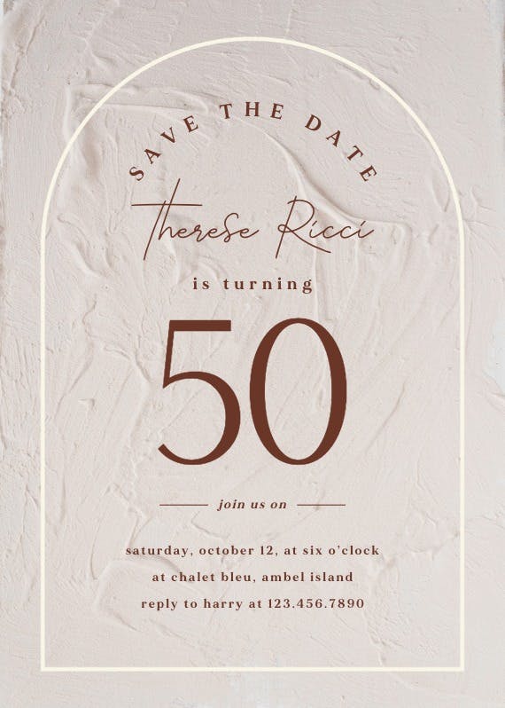 Elegant texture - invitation